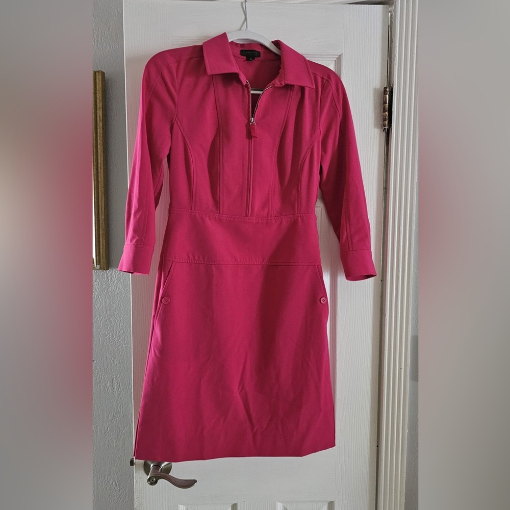 Carlisle Pink Long Sleeve Sheath Dress